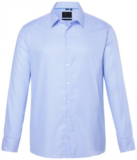 JP1880 851051 Bügelfreies Business-Hemd Langarm Hellblau TALL - TALL hemden - Hemden mit TALL-Schnitt