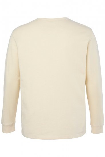 JP1880 851075 Langarm-Henleyshirt Sandgrau TALL - TALL T-shirts - Extra lange T-Shirts Herren