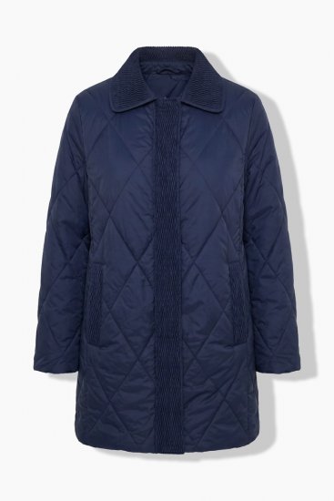 Ulla Popken 851123 Steppjacke Dunkelblau - Jacken - Große Jacken für Damen