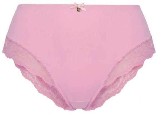 Ulla Popken 851165 Pantys mit Spitze Rosa - Slips - 