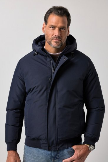 JP1880 851320 Jacke mit Kapuze und warmem Futter Dunkelblau - Herren jacken - Herren Jacken in großen Größen