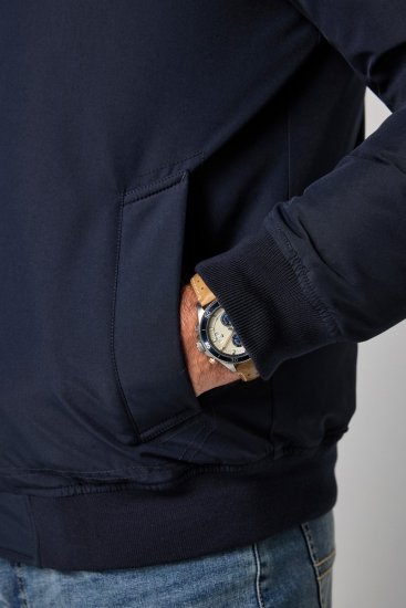 JP1880 851320 Jacke mit Kapuze und warmem Futter Dunkelblau - Herren jacken - Herren Jacken in großen Größen