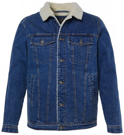 JP1880 851363 Jeansjacke mit Teddyfutter Denimblau TALL - TALL jacken - Jacken in TALL-Länge