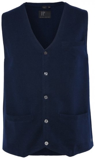 JP1880 851421 Strickweste mit V-Ausschnitt Dunkelblau - Herrenanzüge und -blazer - Herrenanzüge und -blazer in großen Größen