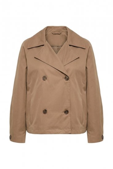 Ulla Popken 851435 Trenchcoat Braun - Mäntel - Große Größen: Mäntel für Damen