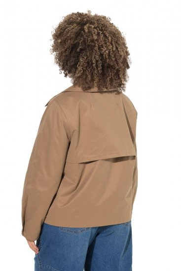 Ulla Popken 851435 Trenchcoat Braun - Mäntel - Große Größen: Mäntel für Damen