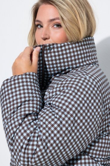 Ulla Popken 851438 HYPRAR Steppjacke in A-Linie Dunkelgrün - Jacken - Große Jacken für Damen