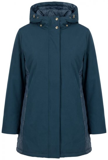 Ulla Popken 851459 Steppjacke Petrol - Jacken - Große Jacken für Damen