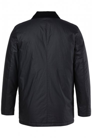 JP1880 851493 Gewachste Jacke mit Cordkragen Schwarz - Herren jacken - Herren Jacken in großen Größen