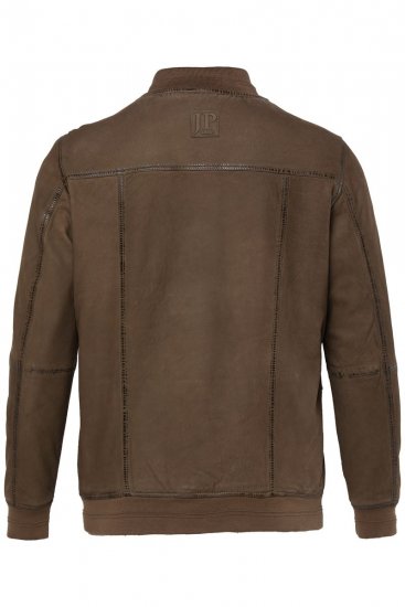 JP1880 851511 Velourslederjacke aus Lammleder Braun - Herren jacken - Herren Jacken in großen Größen