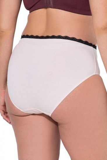 Ulla Popken 851711 Geblümte Slips 5er-Pack Braun - Slips - 