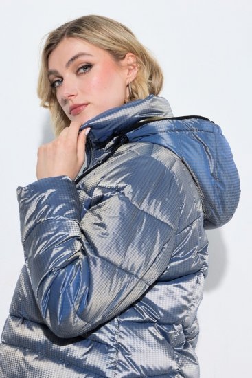 Ulla Popken 851790 Steppjacke Denimblau - Jacken - Große Jacken für Damen