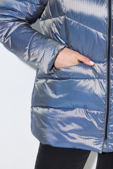 Ulla Popken 851790 Steppjacke Denimblau - Jacken - Große Jacken für Damen