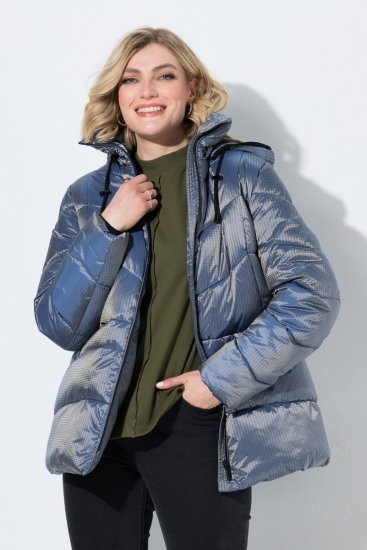 Ulla Popken 851790 Steppjacke Denimblau - Jacken - Große Jacken für Damen