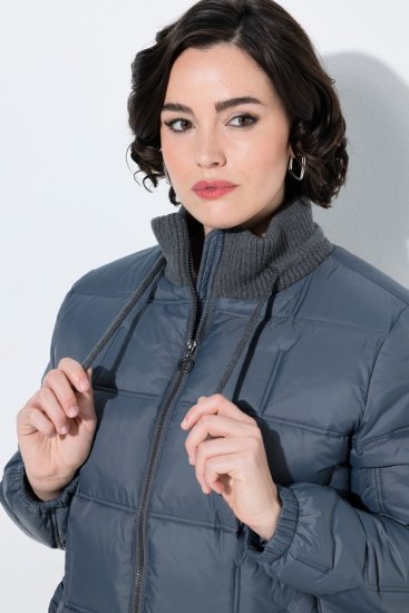 Ulla Popken 851791 Steppjacke Dunkelblau - Jacken - Große Jacken für Damen