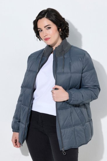 Ulla Popken 851791 Steppjacke Dunkelblau - Jacken - Große Jacken für Damen