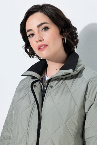 Ulla Popken 851792 Regenjacke Oliv - Jacken - Große Jacken für Damen