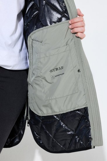 Ulla Popken 851792 Regenjacke Oliv - Jacken - Große Jacken für Damen