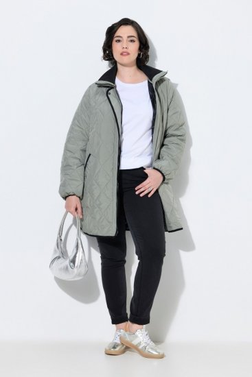 Ulla Popken 851792 Regenjacke Oliv - Jacken - Große Jacken für Damen