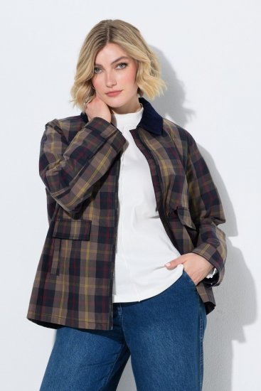 Ulla Popken 851806 Regenjacke Dunkelblau - Jacken - Große Jacken für Damen