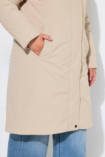 Ulla Popken 851811 Steppmantel Beige - Mäntel - Große Größen: Mäntel für Damen