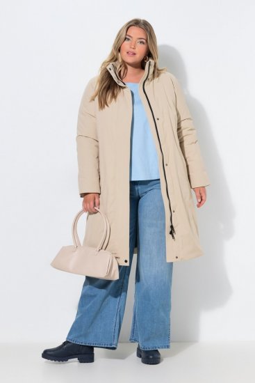Ulla Popken 851811 Steppmantel Beige - Mäntel - Große Größen: Mäntel für Damen