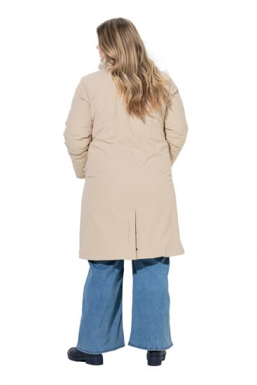 Ulla Popken 851811 Steppmantel Beige - Mäntel - Große Größen: Mäntel für Damen