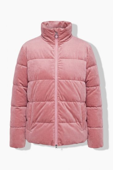 Ulla Popken 851819 Cordjacke Altrosa - Jacken - Große Jacken für Damen