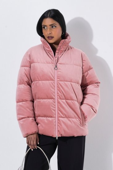 Ulla Popken 851819 Cordjacke Altrosa - Jacken - Große Jacken für Damen