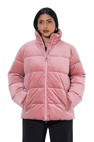 Ulla Popken 851819 Cordjacke Altrosa - Jacken - Große Jacken für Damen