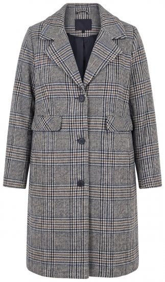 Ulla Popken 851826 Wollmantel Wollweiß - Mäntel - Große Größen: Mäntel für Damen