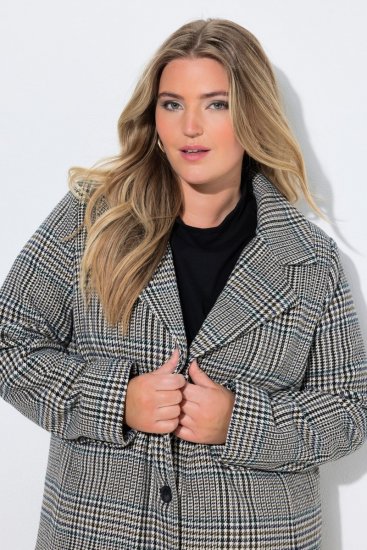 Ulla Popken 851826 Wollmantel Wollweiß - Mäntel - Große Größen: Mäntel für Damen