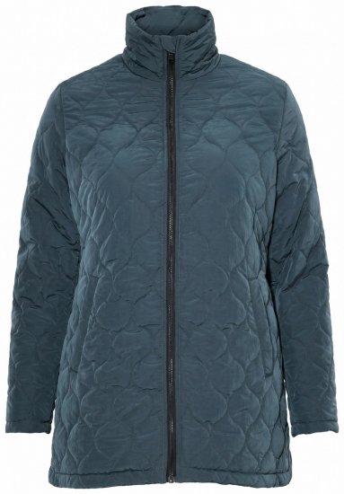 Ulla Popken 851831 Steppjacke Dunkelgrün - Jacken - Große Jacken für Damen