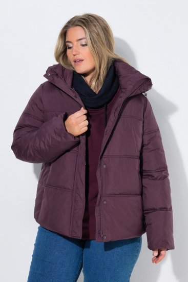 Ulla Popken 851832 Steppjacke Braun - Jacken - Große Jacken für Damen