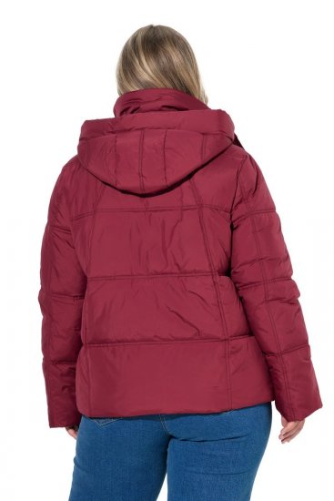 Ulla Popken 851832 Steppjacke Rot - Jacken - Große Jacken für Damen