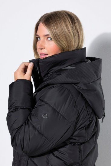 Ulla Popken 851842 Steppmantel Schwarz - Mäntel - Große Größen: Mäntel für Damen