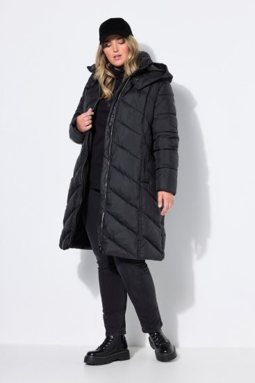 Ulla Popken 851842 Steppmantel Schwarz - Mäntel - Große Größen: Mäntel für Damen