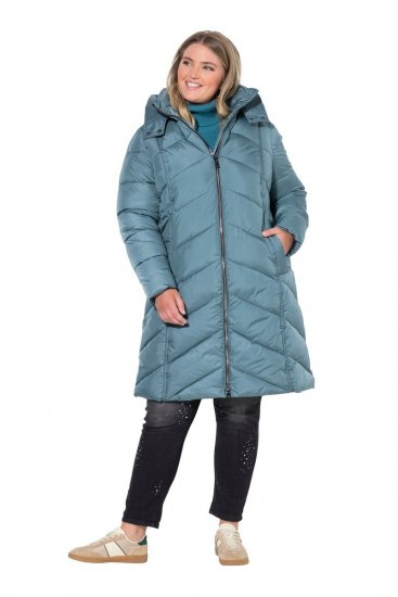 Ulla Popken 851842 Steppmantel Khaki - Mäntel - Große Größen: Mäntel für Damen