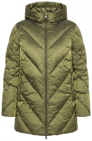 Ulla Popken 852023 Steppmantel Oliv - Mäntel - Große Größen: Mäntel für Damen