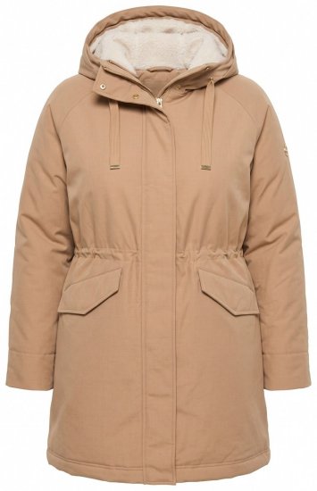 Ulla Popken 852028 Parka Beige - Mäntel - Große Größen: Mäntel für Damen