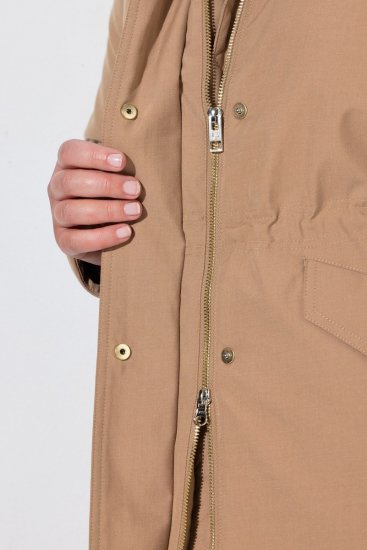 Ulla Popken 852028 Parka Beige - Mäntel - Große Größen: Mäntel für Damen