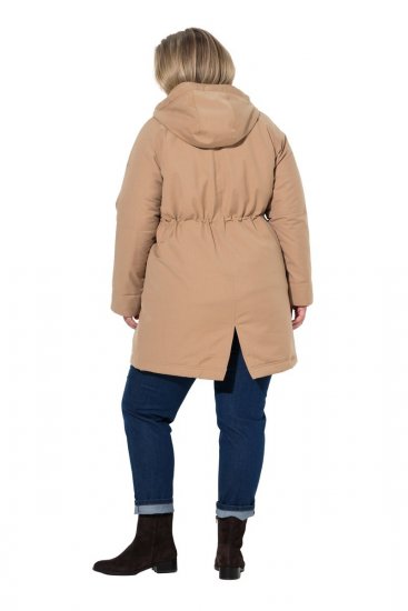 Ulla Popken 852028 Parka Beige - Mäntel - Große Größen: Mäntel für Damen