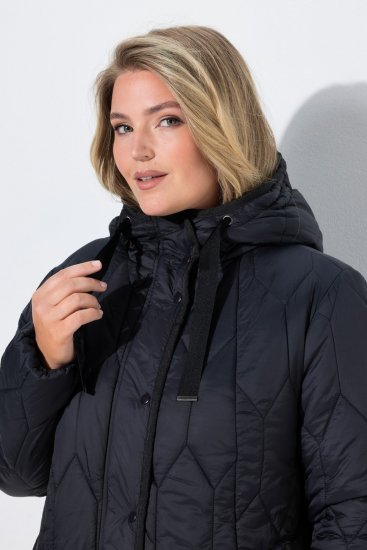 Ulla Popken 852413 Steppjacke Schwarz - Jacken - Große Jacken für Damen