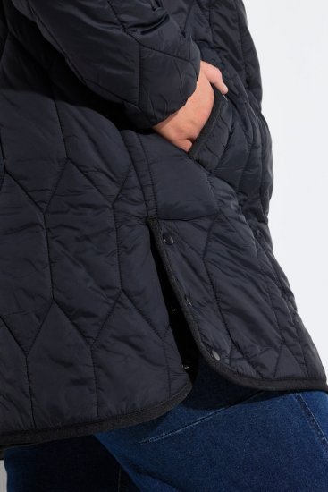 Ulla Popken 852413 Steppjacke Schwarz - Jacken - Große Jacken für Damen