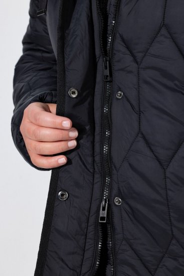 Ulla Popken 852413 Steppjacke Schwarz - Jacken - Große Jacken für Damen