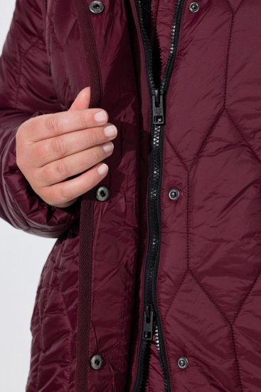 Ulla Popken 852413 Steppjacke Pflaume - Jacken - Große Jacken für Damen