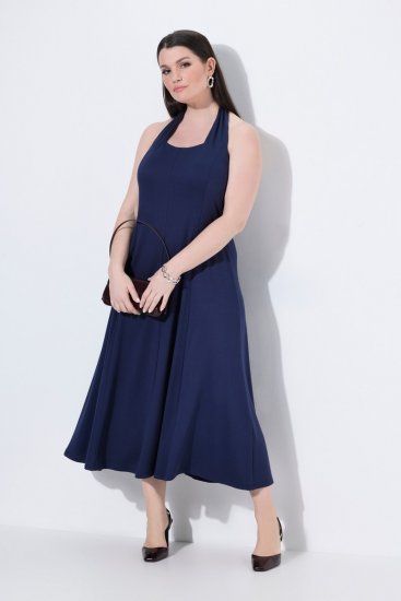 Ulla Popken 852680 Abendkleid Dunkelblau - Abendkleider - Abendkleider für Damen in großen Größen