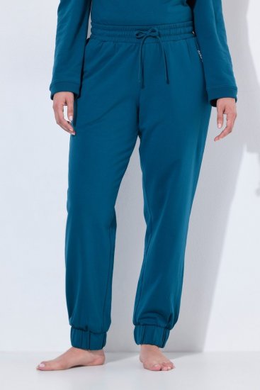 Ulla Popken 852725 Homewear-Hose Petrol - Pyjama/Loungewear - 