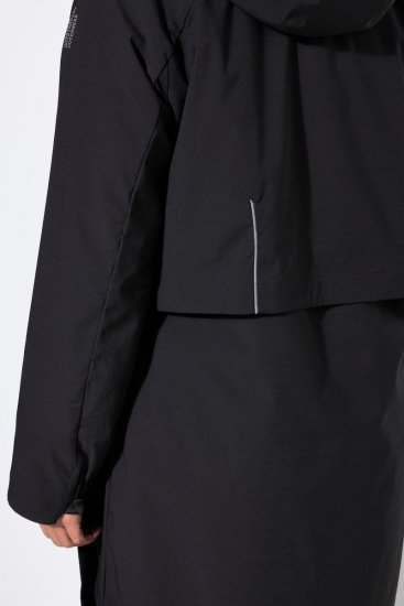 Ulla Popken 852901 Funktionsmantel Schwarz - Mäntel - Große Größen: Mäntel für Damen