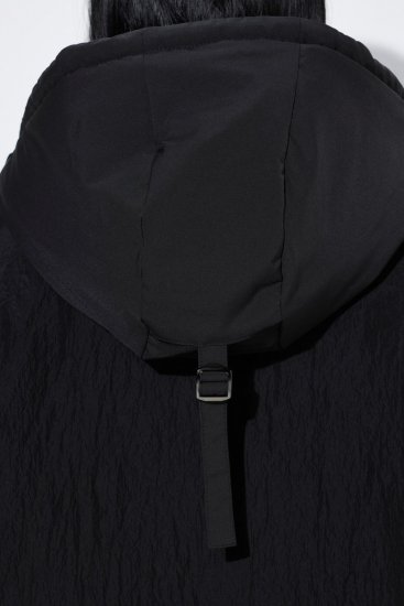 Ulla Popken 853351 Wasserdichte wattierte Sympatex Jacke mit Kapuze Schwarz - Jacken - Große Jacken für Damen